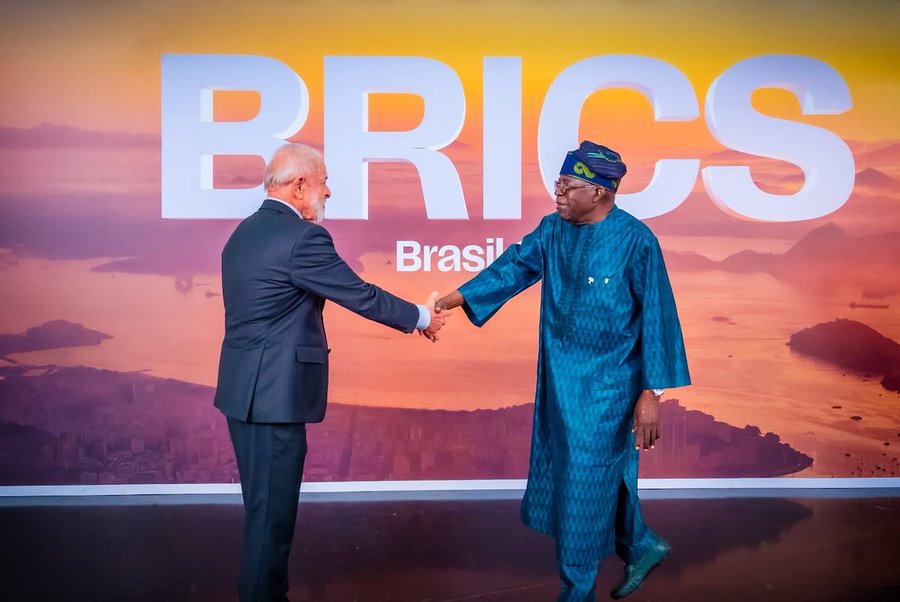 Bola Tinubu at the 17th BRICS Summit held in Rio de Janeiro, Brazil