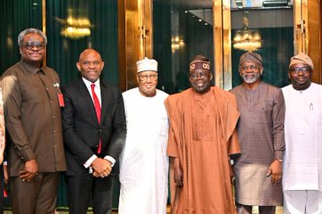 President Bola Tinubu, Tony Elumelu and others