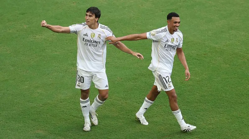 Alexander-Arnold's brilliant assist helps Real Madrid beat Juventus 1-0 and reach the Club World Cup quarter-finals, with Gonzalo García scoring the winner.