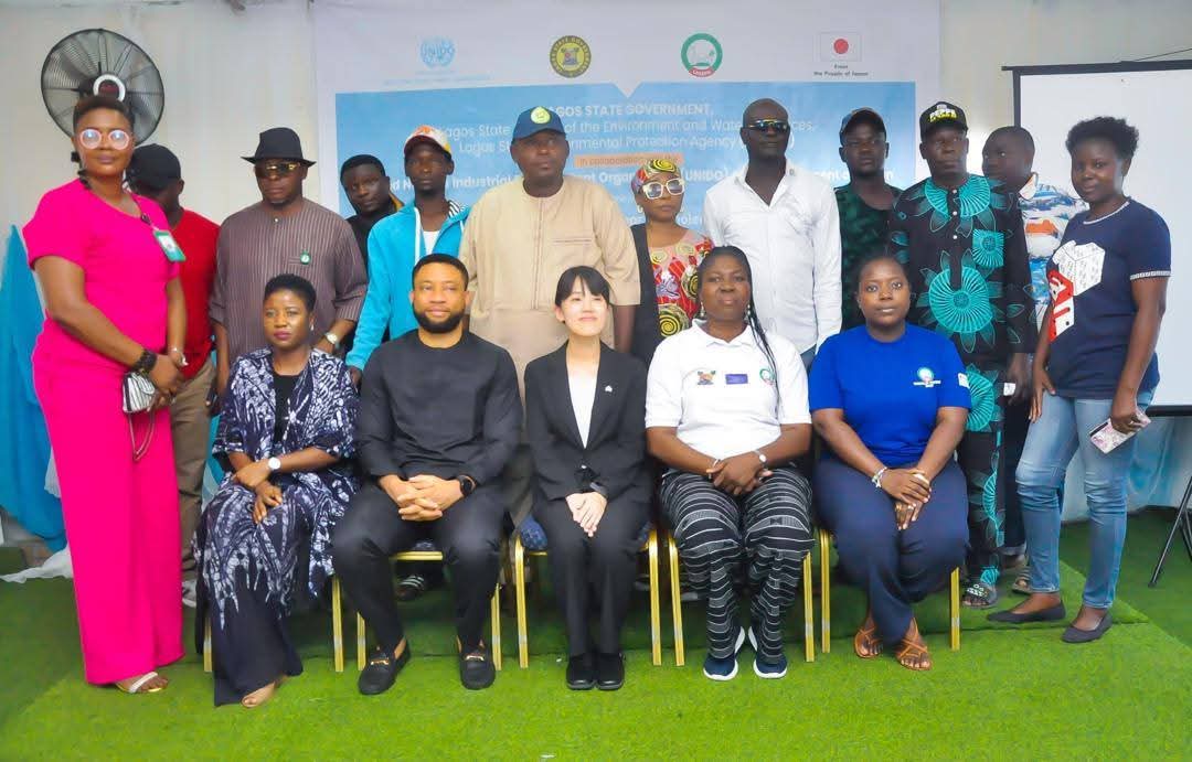LASEPA, UNIDO and the Japanese Government representatives in Lagos