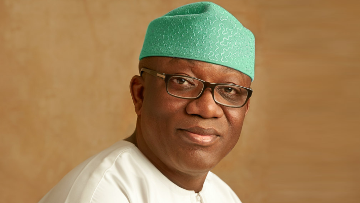 Former Ekiti Governor Kayode Fayemi praises Governor Biodun Oyebanji’s performance at a road inauguration in Ijelu-Ekiti.