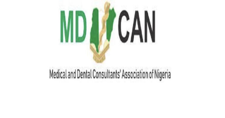 The Medical and Dental Consultants Association of Nigeria (MDCAN) Logo