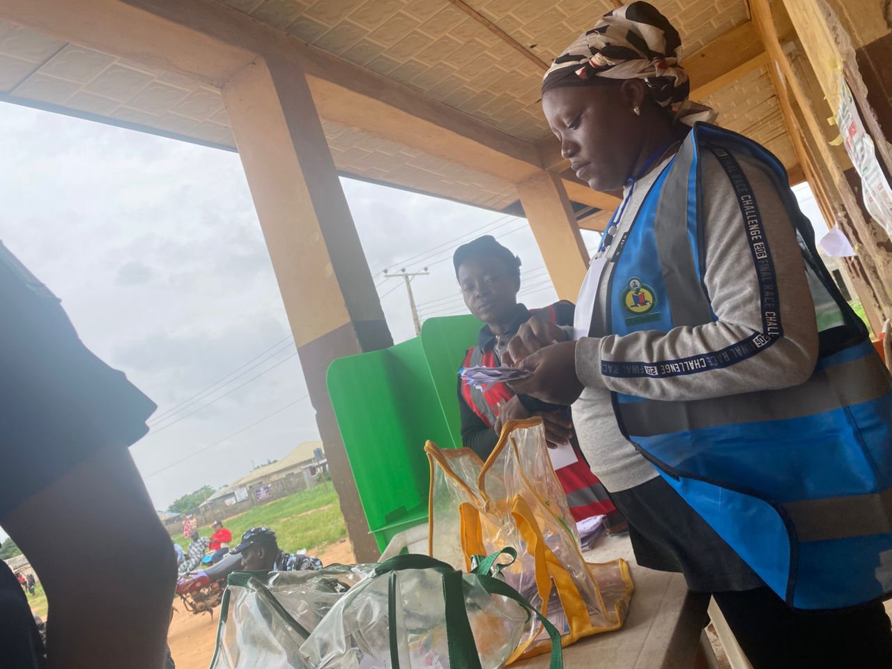 An electoral officer in 2025 Lagos local govt election