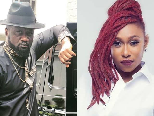 Music executive Jude Okoye and singer Cynthia Morgan