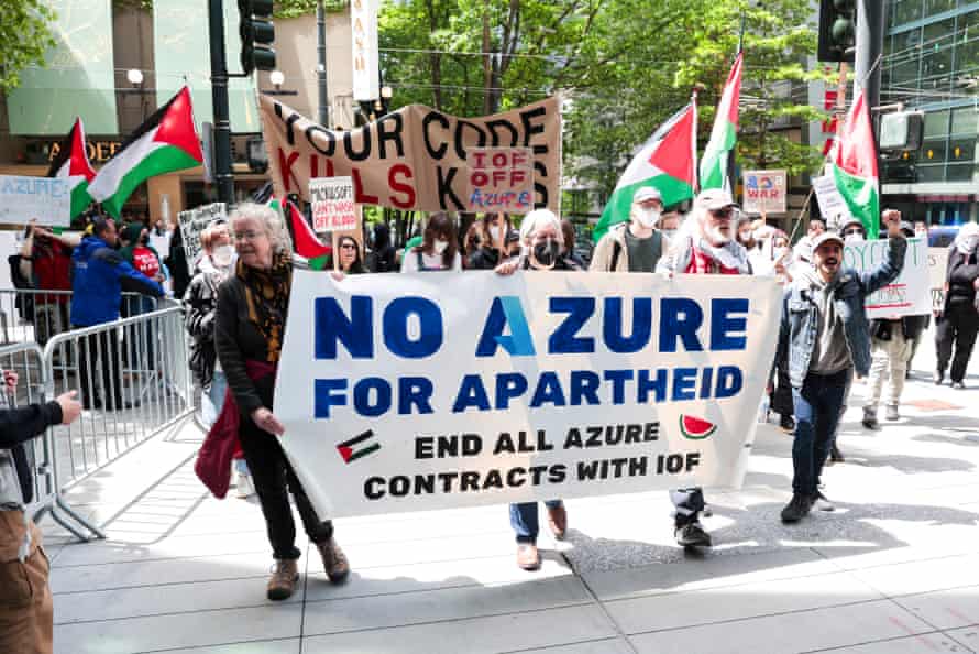 Microsoft staff occupy campus in protest over Gaza links