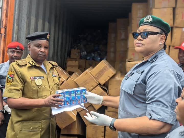 The National Drug Law Enforcement Agency (NDLEA) has taken delivery of two 40-foot containers of expired pharmaceuticals, intercepted by the Nigeria Customs Service
