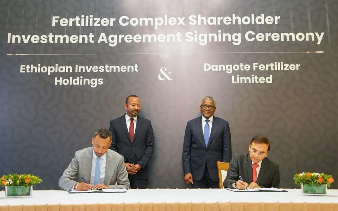 Dangote seals $2.5bn deal with Ethiopia to build major fertiliser plant