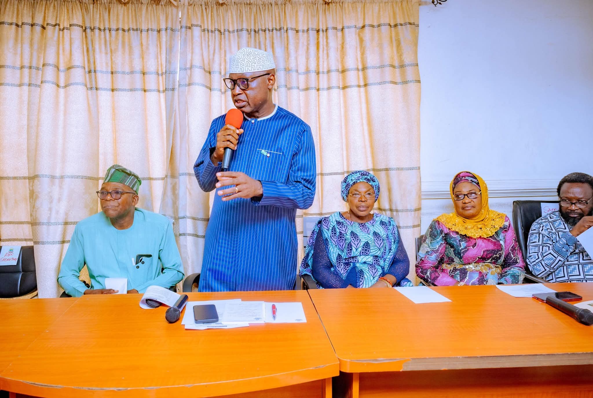 Governor Biodun Oyebanji declaring his intention to run for second term
