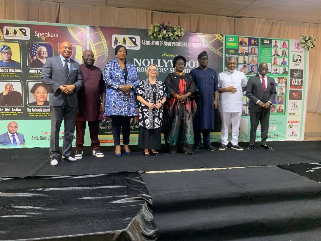 Lagos State and US representatives at the Nollywood Producer's Summit.