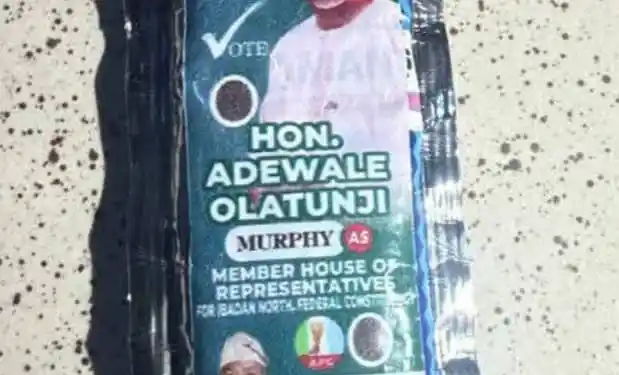 APC criticised for distributing sachet alcohol as campaign souvenir in Ibadan North.