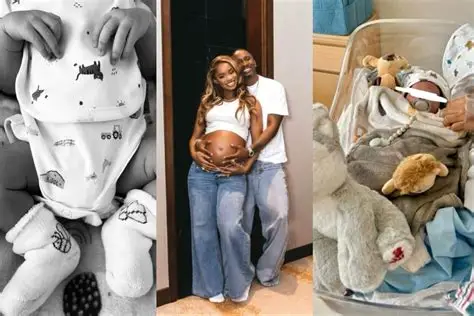 Juma Jux, wife, and newborn Rakeem Mkambala