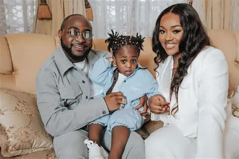 Davido, Chioma and late Ifeanyi
