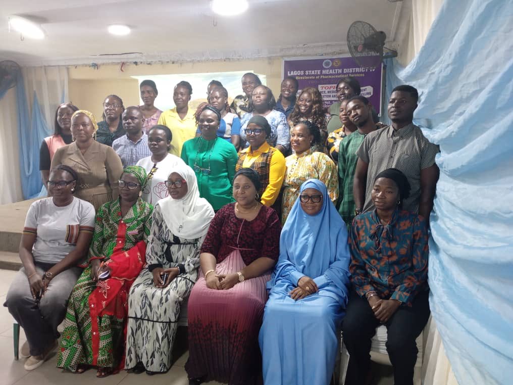Pharmacists and pharmacy technicians under Lagos Health District (LHD) IV have undergone a comprehensive training exercise designed to sharpen their