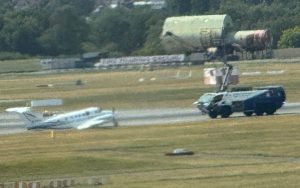 Emergency plane landing at Birmingham airport