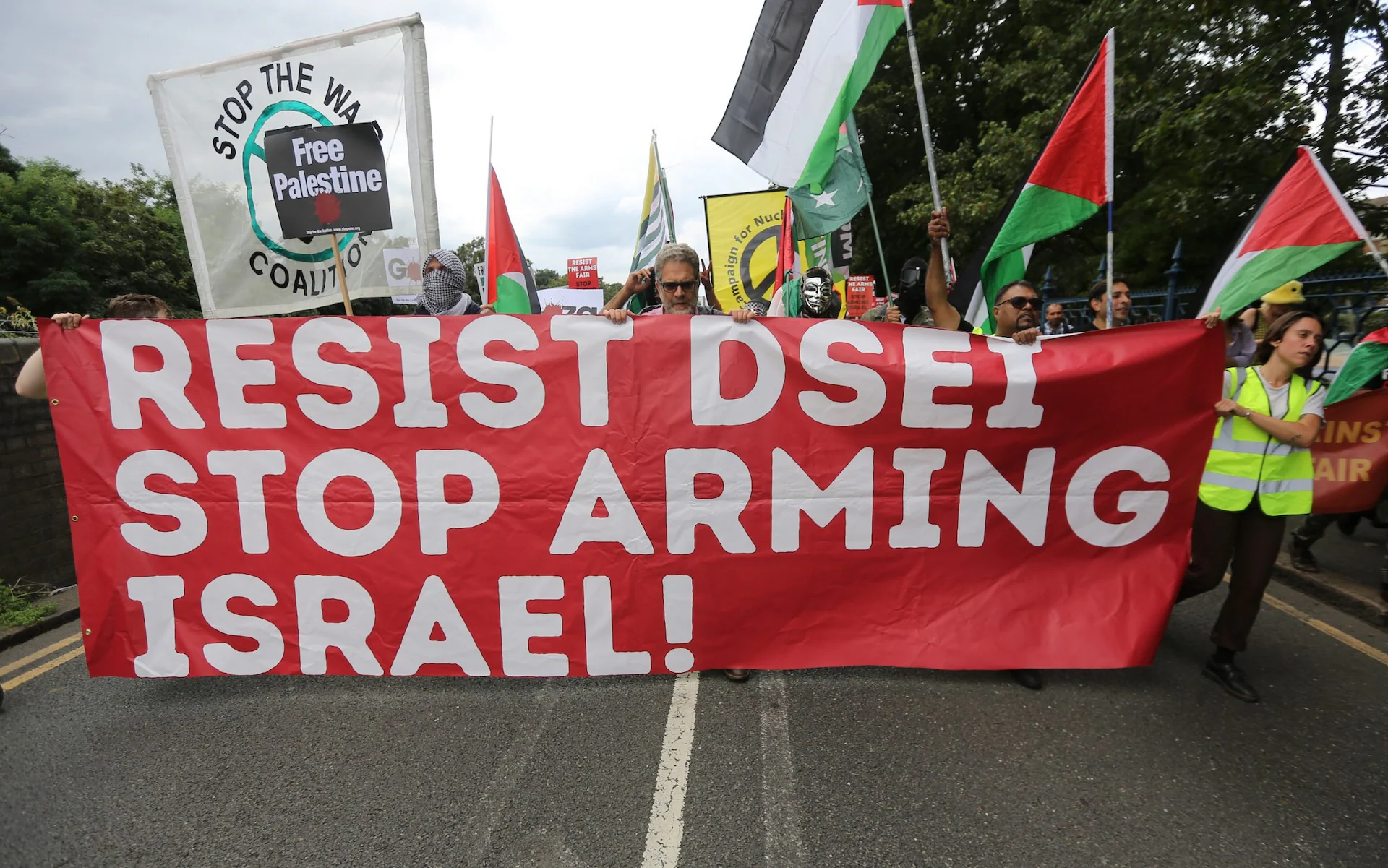 UK bans Israel officials from major arms fair