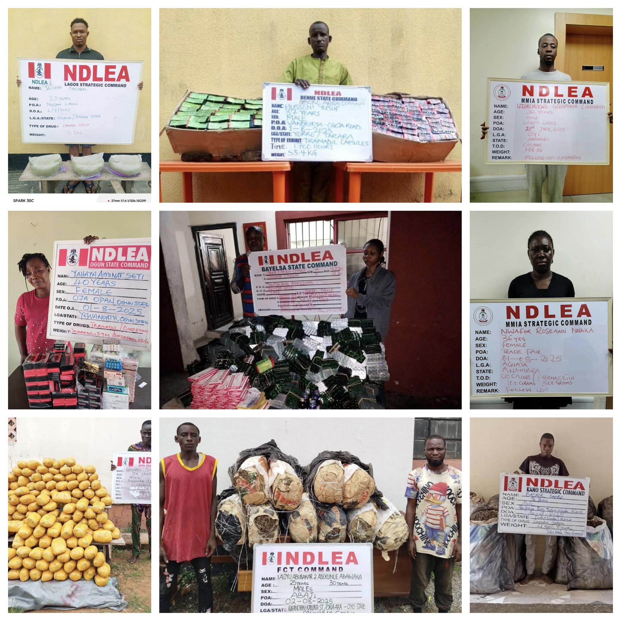 Suspected drug dealers