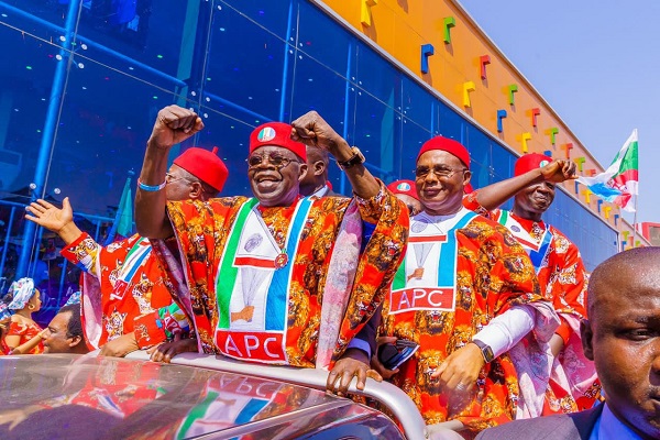 Bola Tinubu during his 2023 presidential campaign