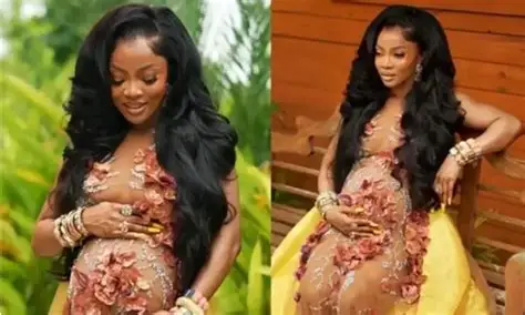 Toke Makinwa reveals baby’s gender in heartfelt video