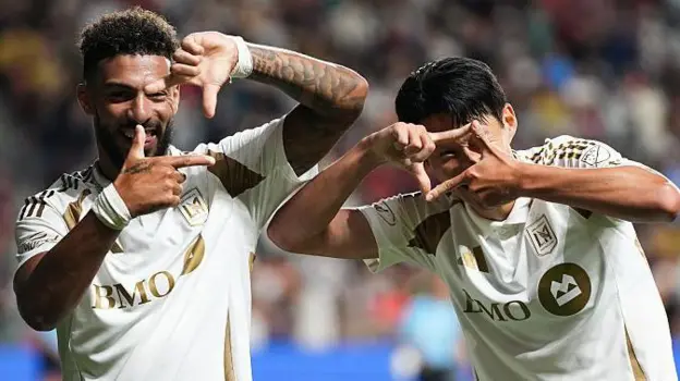 Son nets first MLS hat-trick as LAFC beat Real Salt Lake 4-1; Bouanga scores record 94th goal to surpass Vela as club’s all-time top scorer.
