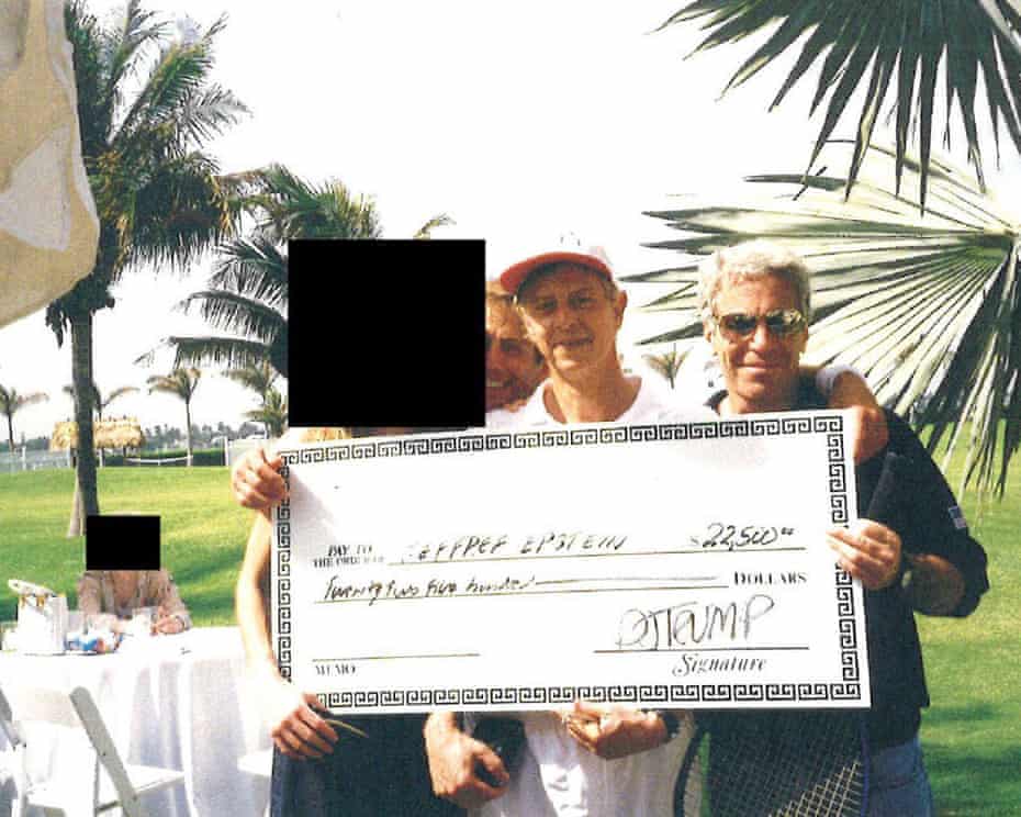Epstein scrapbook photo links Trump to $22,500 ‘sale’ claim