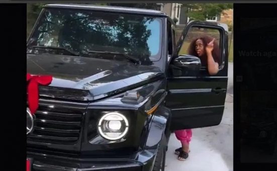 Chioma and her G-wagon