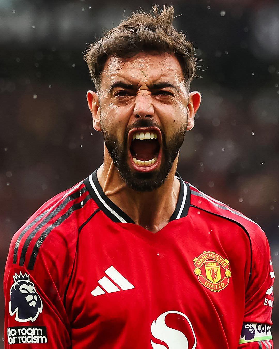 Bruno Fernandes celebrating his goal 