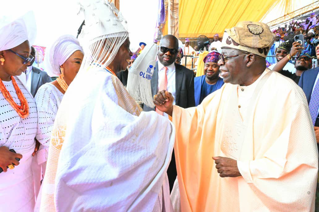 Bola Tinubu and Oba Rashidi Adewolu Ladoja