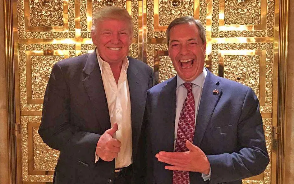 Trump and Nigel Farage