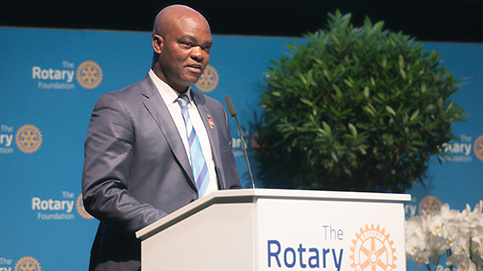 “No child is safe until routine polio vaccination coverage improves,” Rotary president Warns