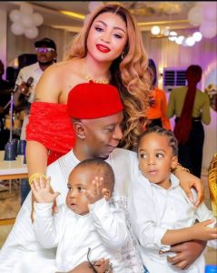 Regina Daniels and Ned Nwoko xhild