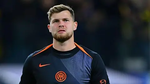 A man has died after his wheelchair collided with a car driven by Inter Milan goalkeeper Josep Martinez in Como. Police say investigations are ongoing.