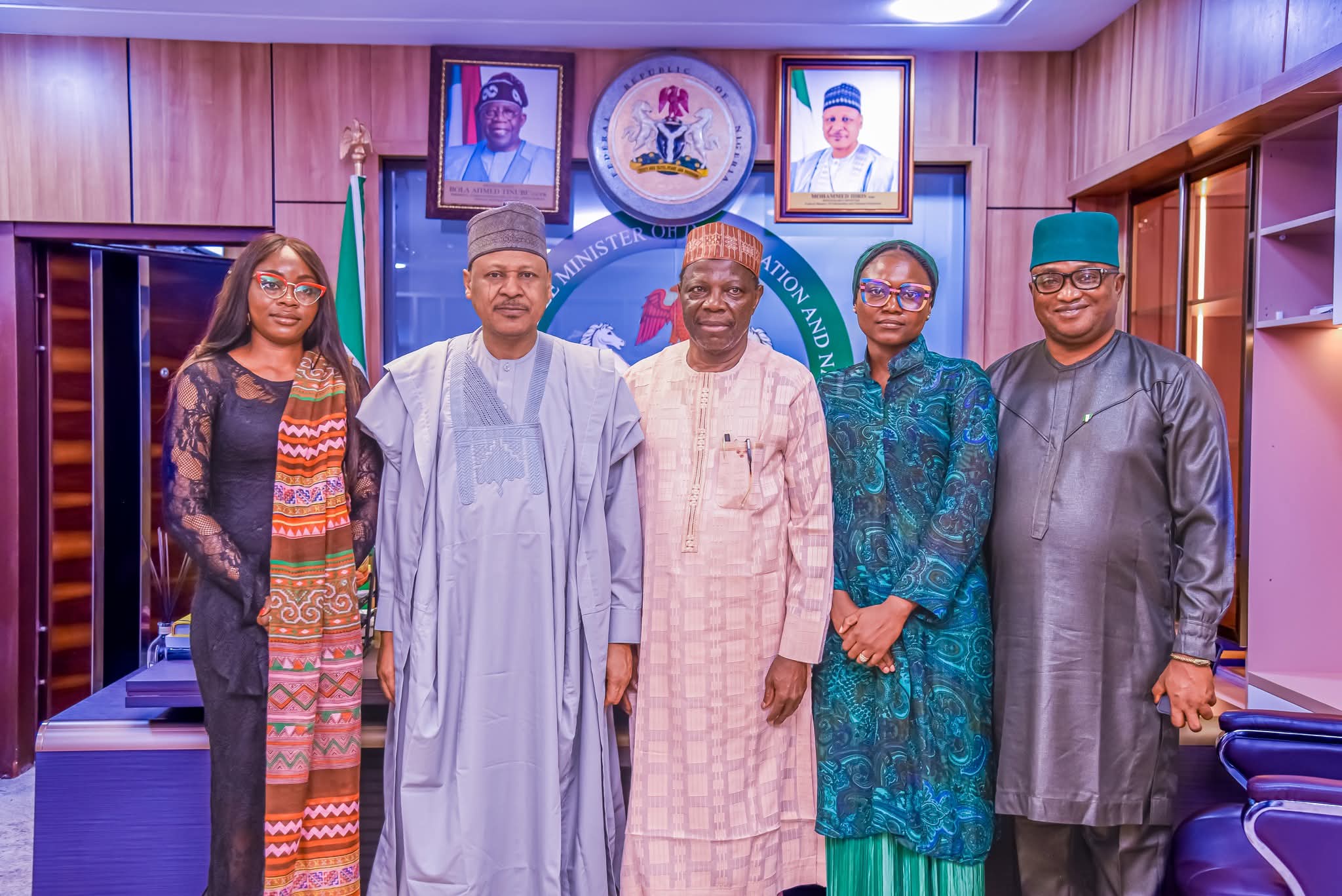 Mohammed Idris and Ambassador Abdullahi Omaki