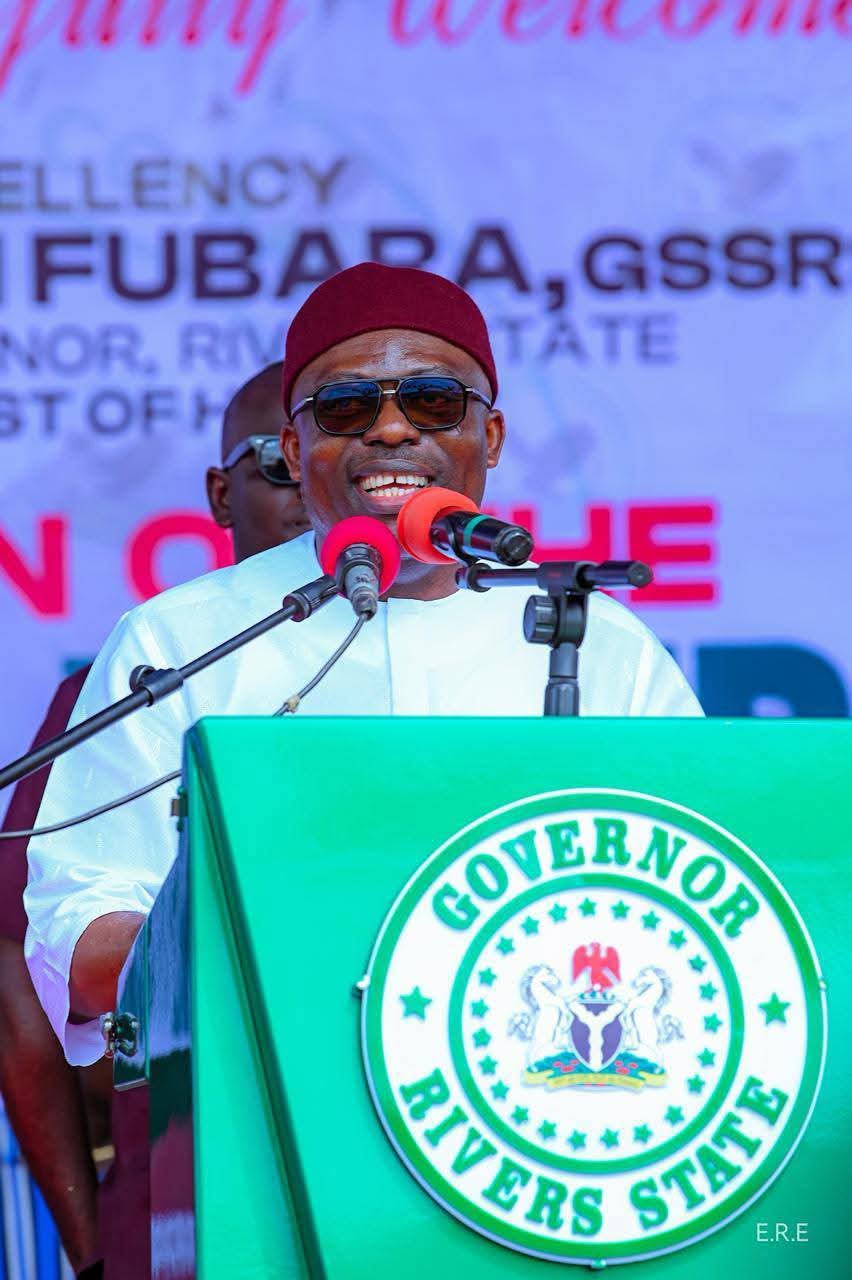 Rivers State officials at the NYSC orientation camp in Nonwa-Gbam during the swearing-in of 2026 Batch A corps members.