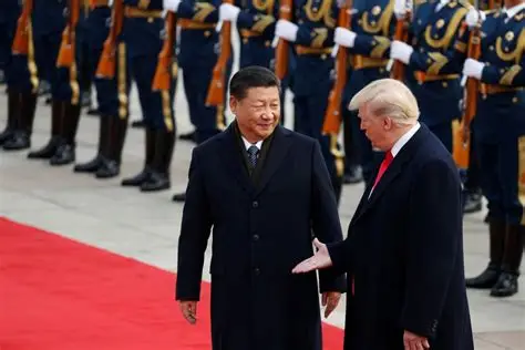 President Donald Trump and President Xi Jinping of China