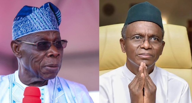 Former President Olusegun Obasanjo speaks at the Ajibosin Platform Annual Symposium in Abeokuta, discussing leadership, governance, and Nigeria’s institutional challenges.