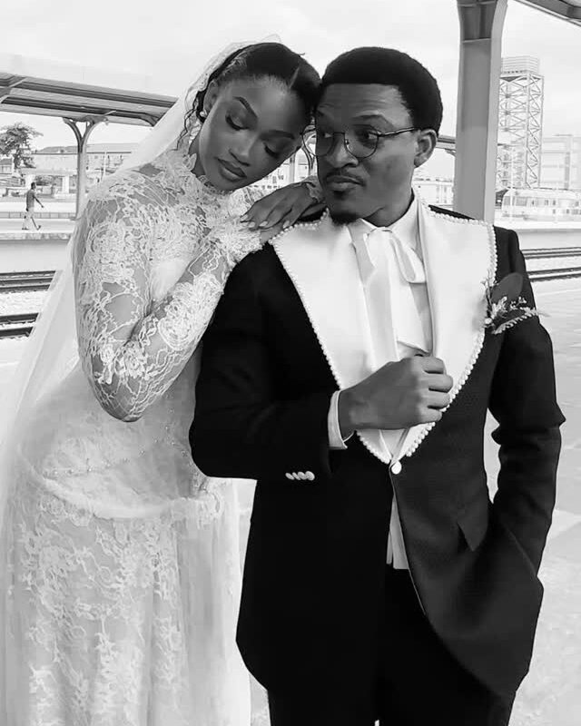 Nollywood actor Shawn Faqua, wife, Sharon Ifunanya Maduekwe