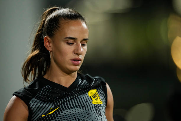 Ashleigh Plumptre reflects on moving to Saudi Arabia, regrets upsetting some fans, but embraces new challenges and growth in women’s football there.