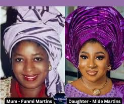 Funmi Martins and daughter, Mide
