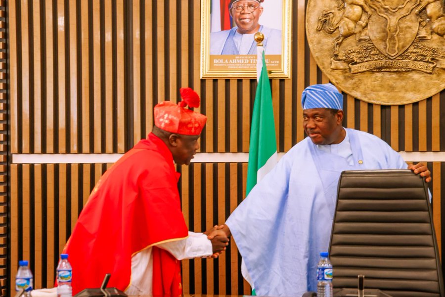 Archbishop Leonard Kawas and George Akume