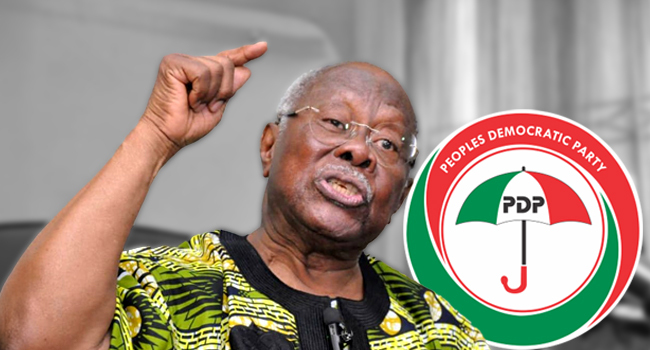 Bode George rejects dissolution of PDP Board of Trustees by Wike-backed faction, calls move illegal and harmful to party unity.