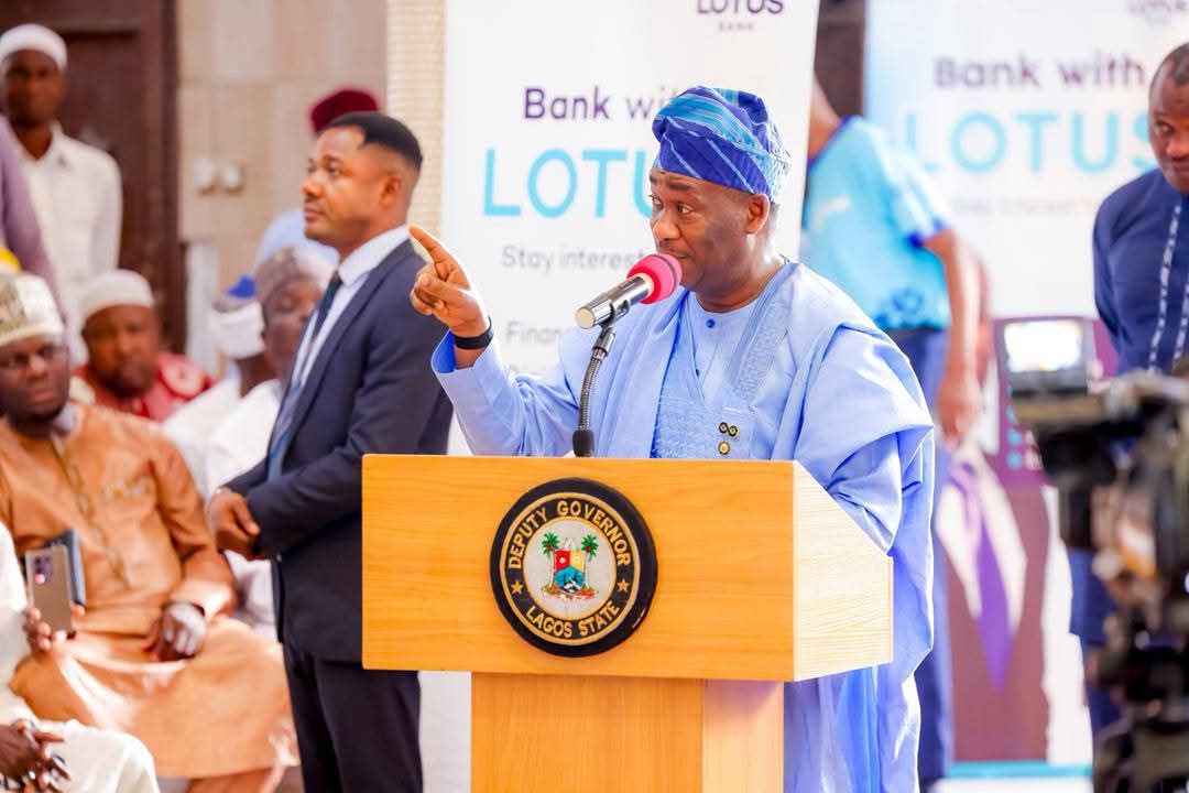 Obafemi Hamzat representing Babajide Sanwo-Olu