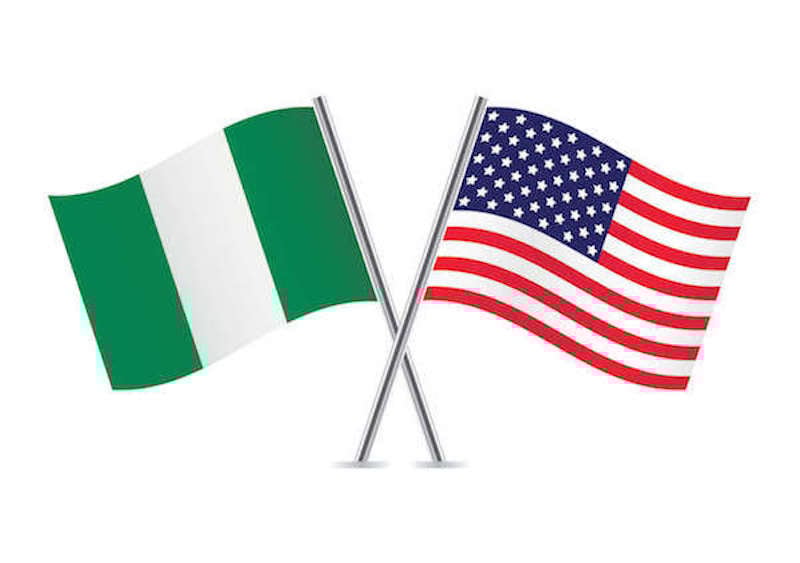 Nigerian and US flags