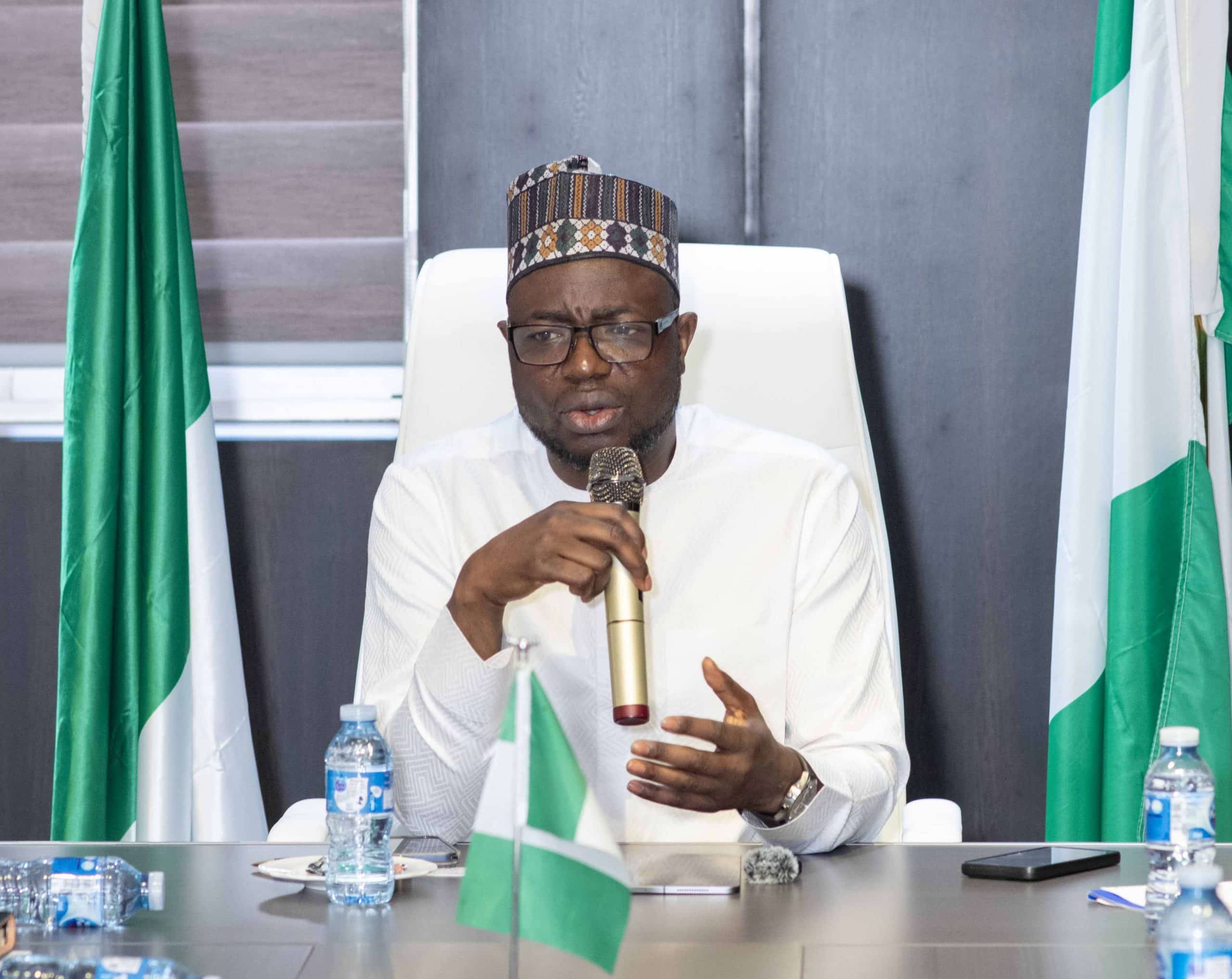 Hon. Dr. Bernard Doro during IOM’s visit to the Ministry