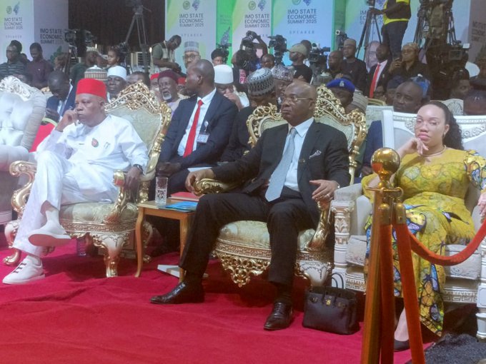 Kashim Shettima and Hope Uzodinma