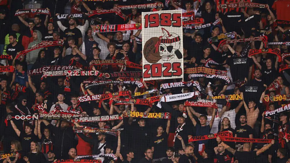 Nice condemn fan confrontation after chaotic scenes