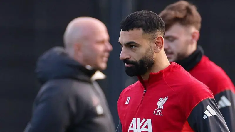 Salah dropped for Inter clash after explosive interview; Slot backs decision as Liverpool cool tensions. Egyptian trains but future under new boss uncertain.