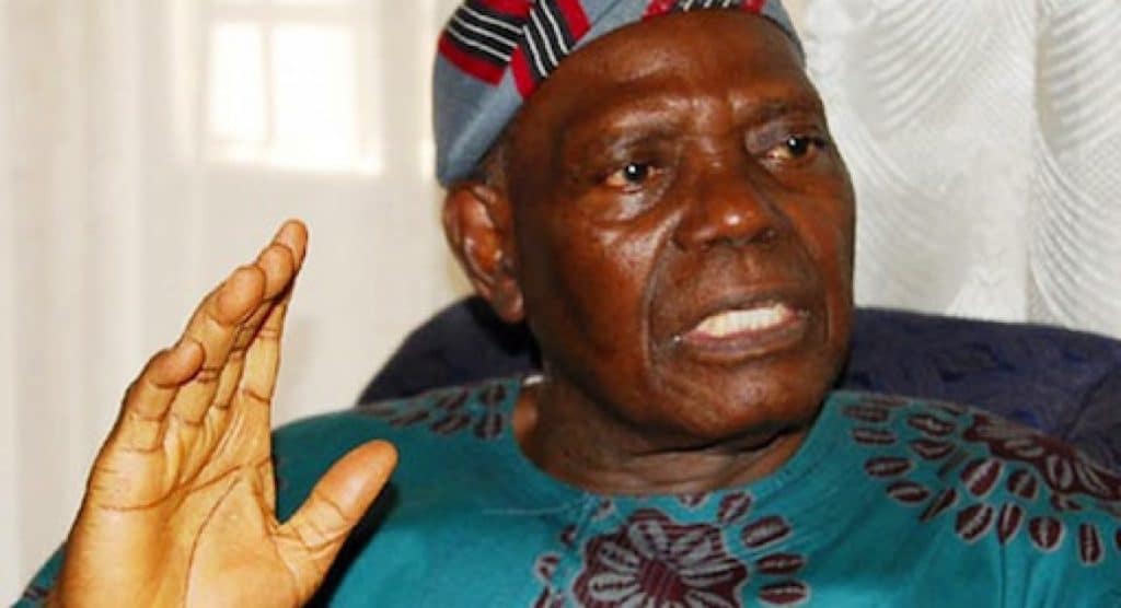 Chief Bisi Akande, former Osun State governor and first Interim National Chairman of the APC.