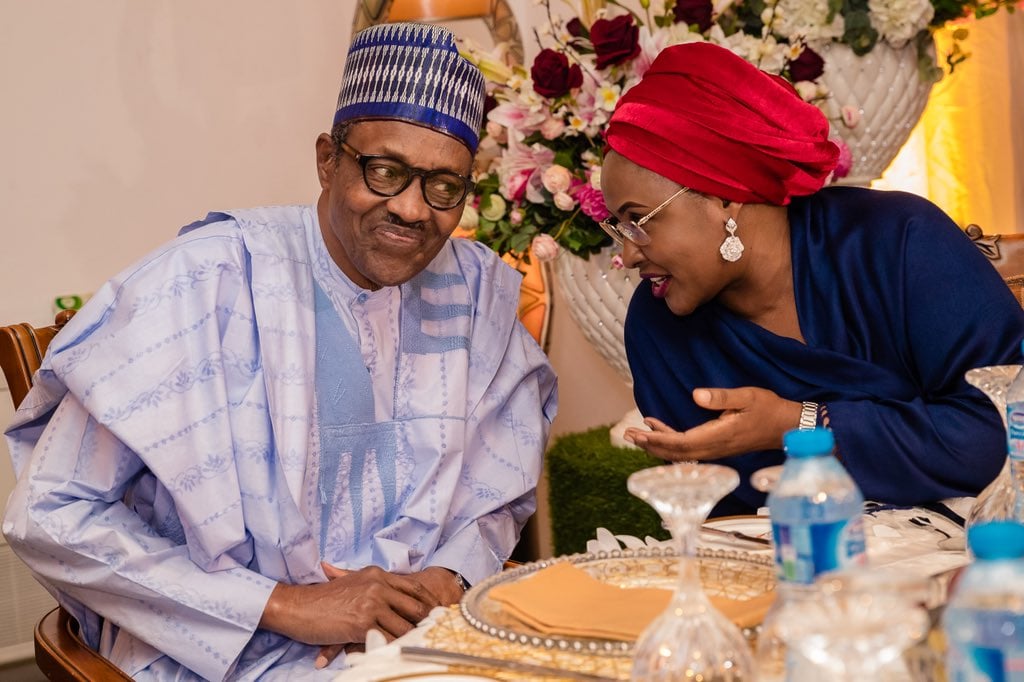 Buhari and wife Aisha