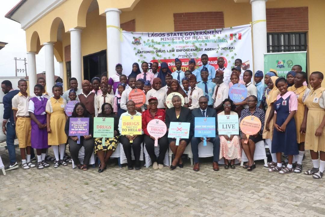 Lagos State has intensified efforts to curb rising drug experimentation among teenagers, launching a comprehensive sensitisation campaign for secondary school students