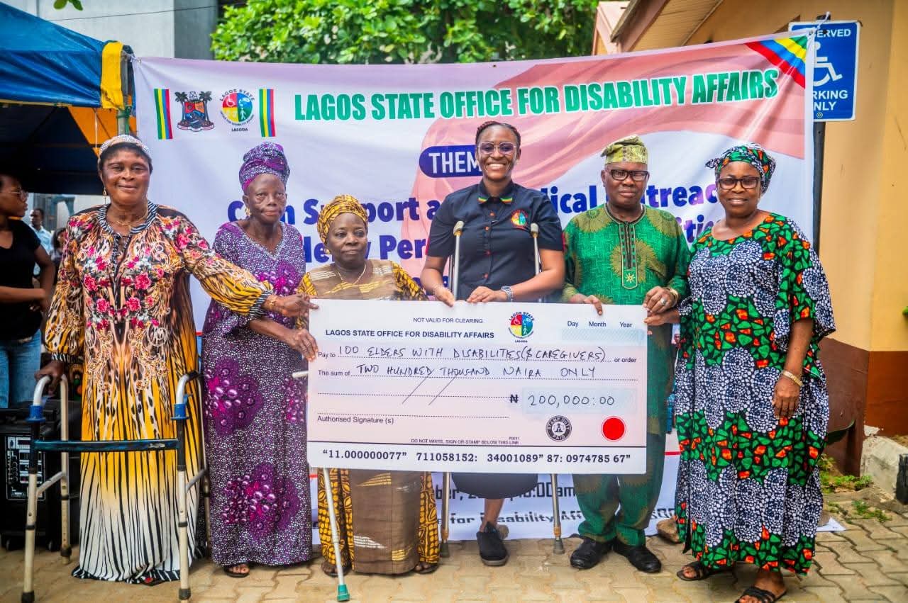 The Lagos State Government has reinforced its social protection agenda by extending financial and medical support to elderly persons with